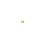 flat back piercing bol 2 mm 14K geelgoud