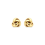 Ohrstecker Knopf 5 mm 14K Gelbgold