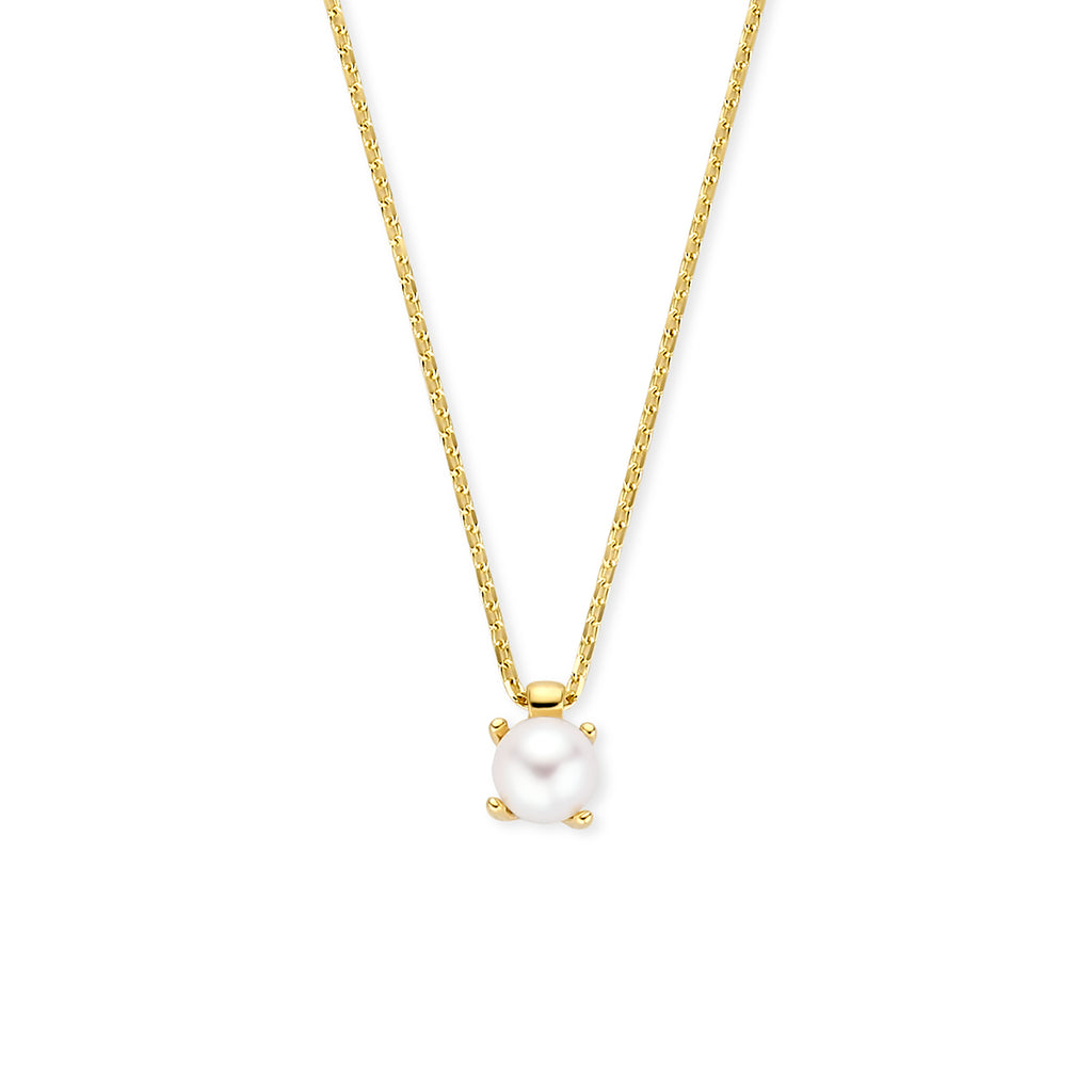 Perlenkette 41 - 43 - 45 cm 14K Gelbgold
