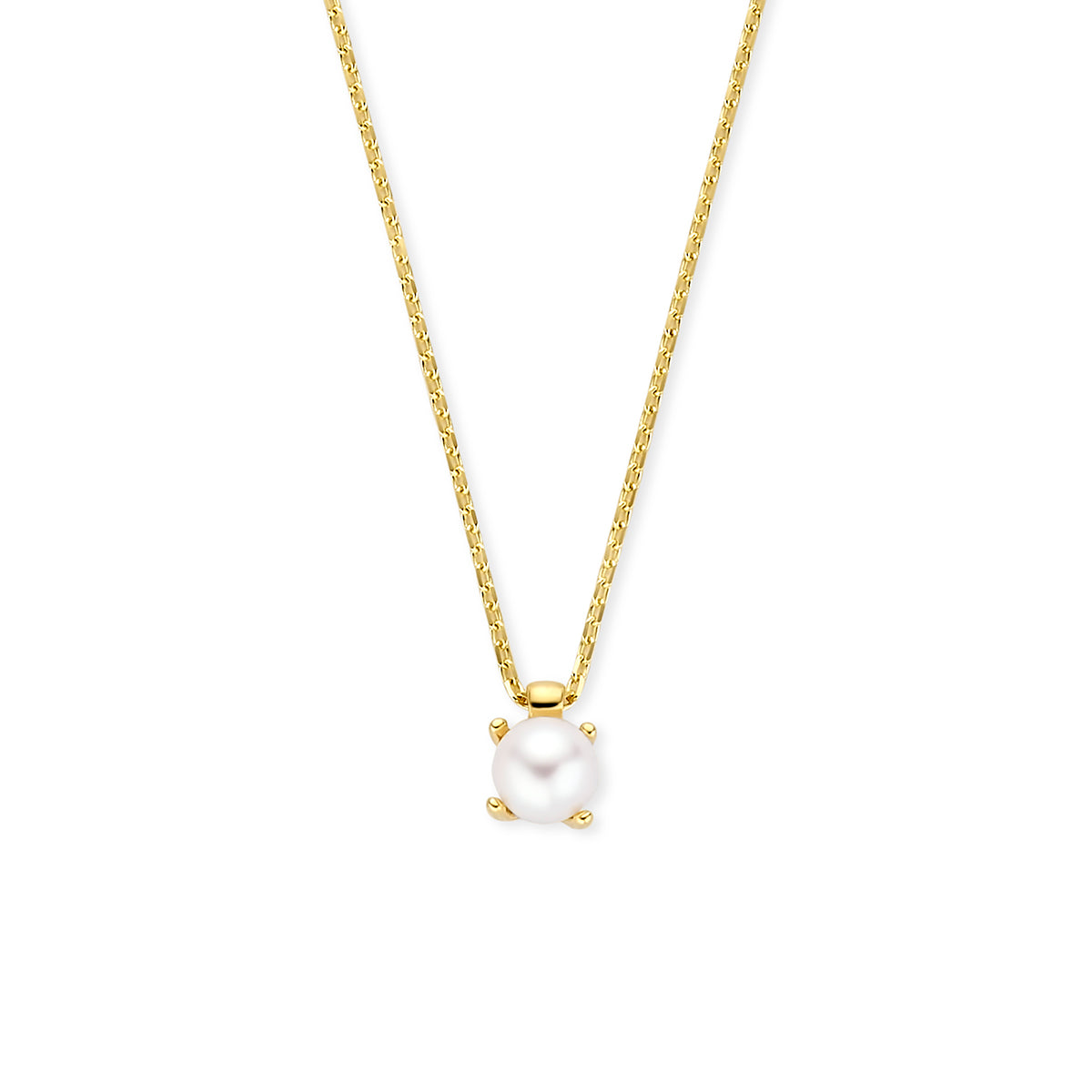 Perlenkette 41 - 43 - 45 cm 14K Gelbgold
