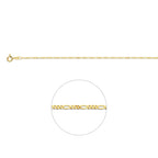 figaro 1,5 mm 14K geelgoud