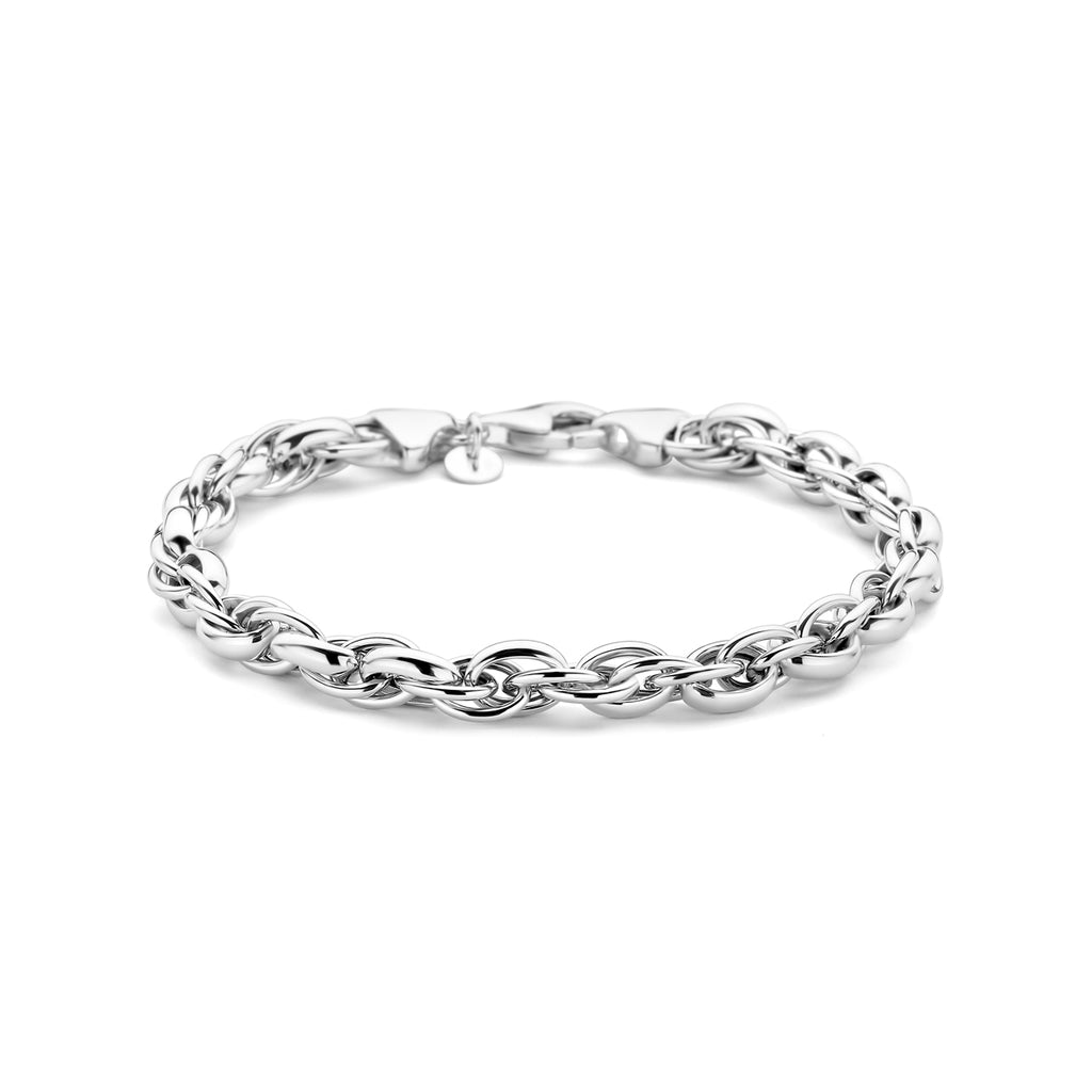 Armband 6,5 mm Silber rhodiniert