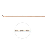 venetiaans 0,8 mm 14K roségoud