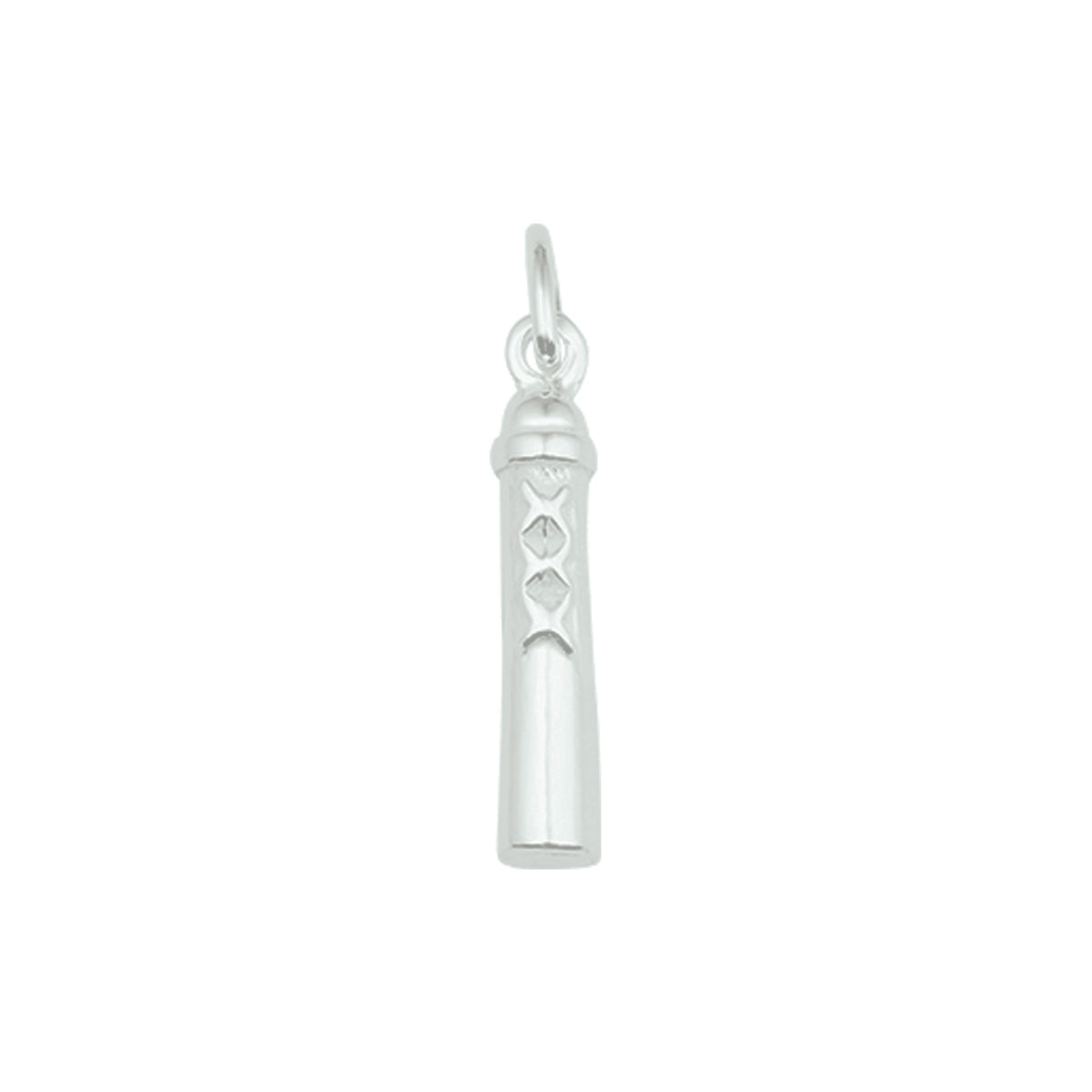 hanger amsterdammertje zilver wit