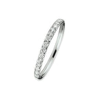Verlängerungsring Lab-grown Diamant 0,255 ct H SI 14 K Weißgold mit Palladium