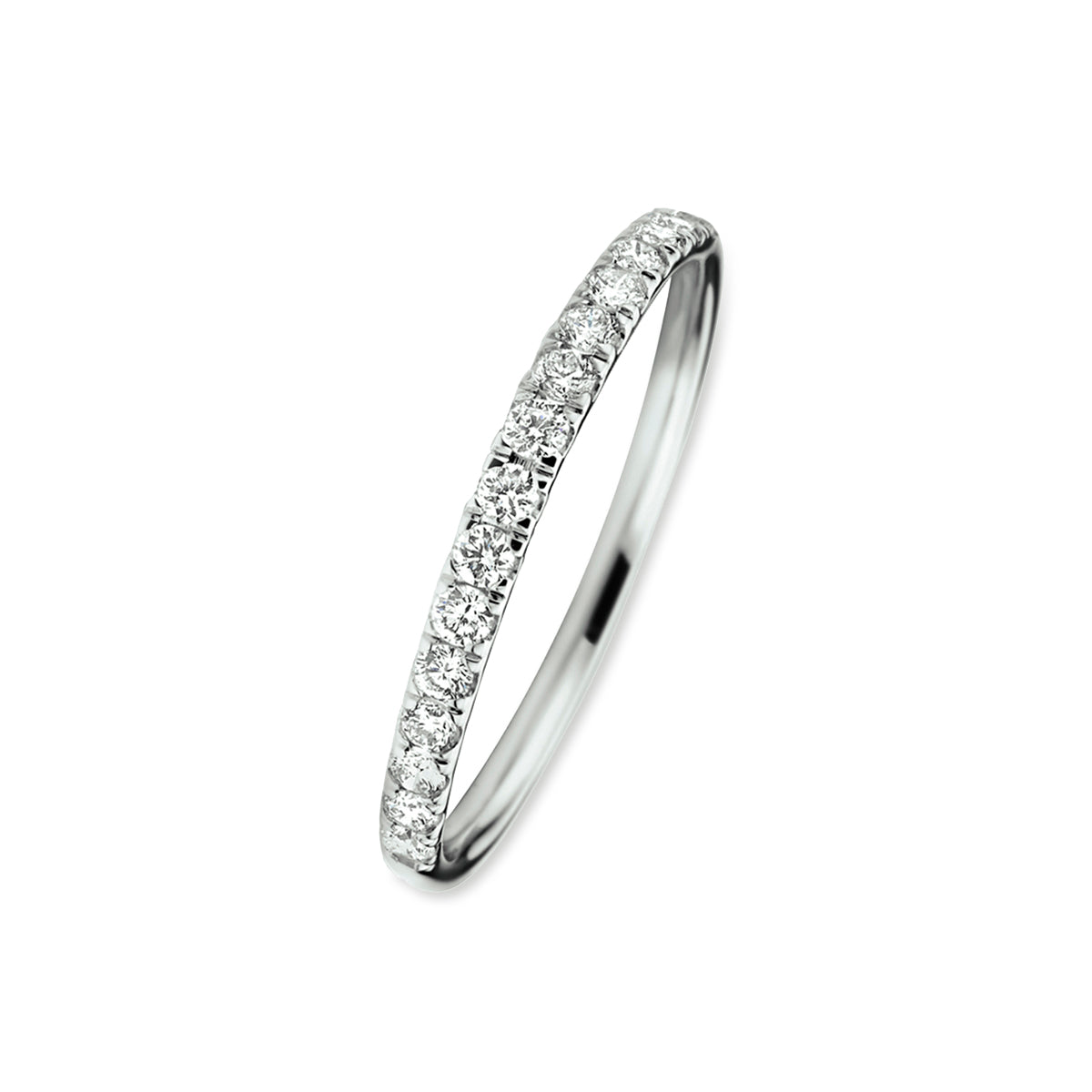 Verlängerungsring Lab-grown Diamant 0,255 ct H SI 14 K Weißgold mit Palladium