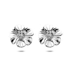 Ohrstecker Blume 26 mm Edelstahl
