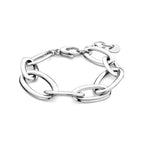 Armband 19 mm 20 + 3 cm Silber rhodiniert