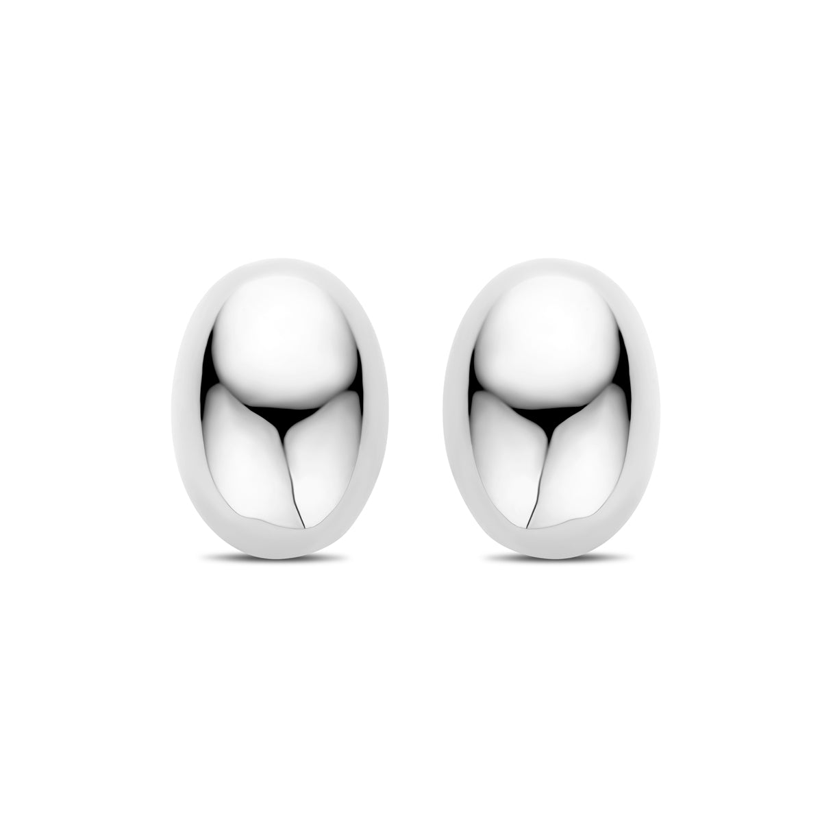 Ohrstecker 19,5 mm Silber rhodiniert