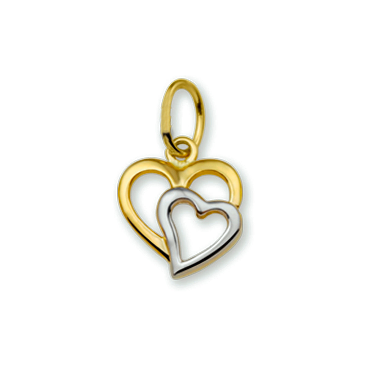 hanger hart 14K geelgoud