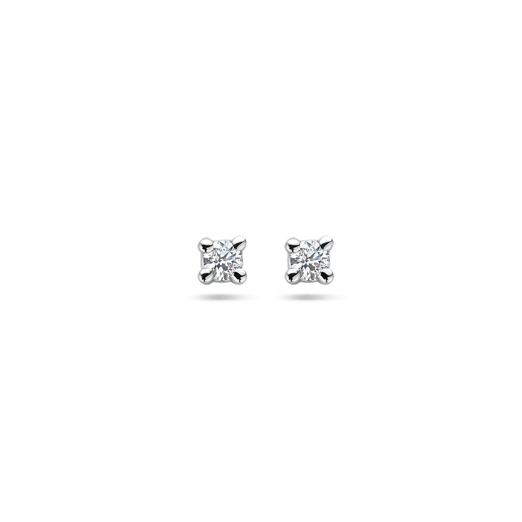 Ohrstecker Diamant 0,10 ct (2x 0,05 ct) h si 14K Weißgold