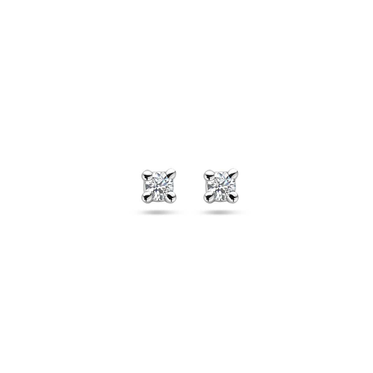 Ohrstecker Diamant 0,10 ct (2x 0,05 ct) h si 14K Weißgold
