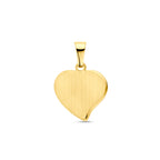 Gravuranhänger Herz 19 mm 14K Gelbgold