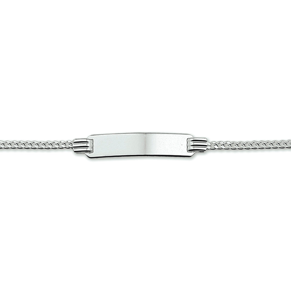 Gravurarmband Gourmet-Platte 4,8 mm Silber rhodiniert