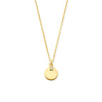 Halskette runder Zirkonia 40 - 42 - 44 cm 14K Gelbgold