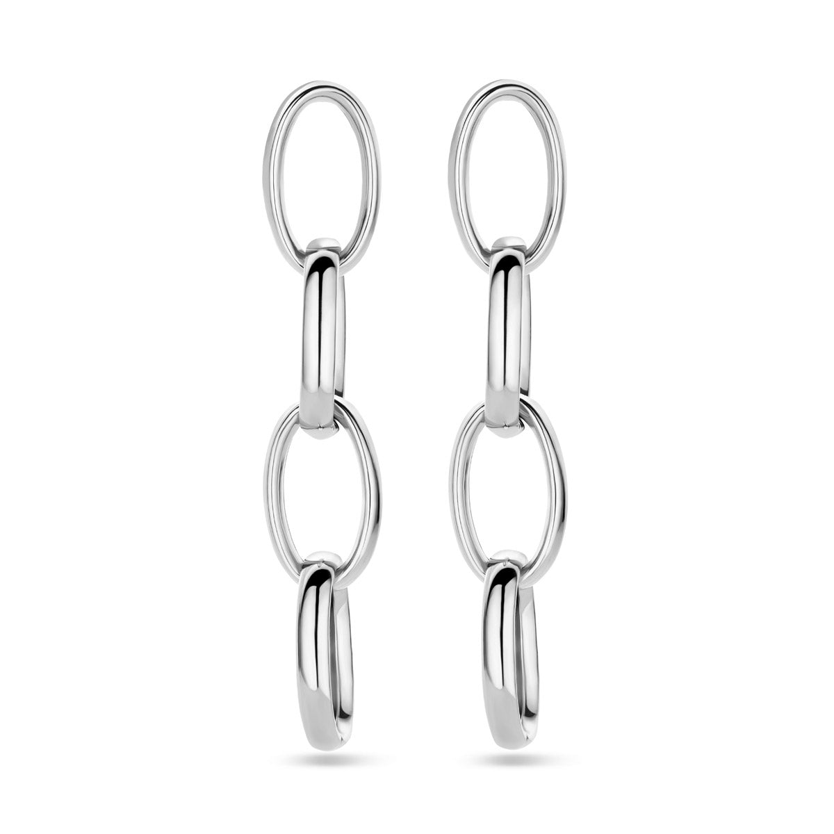 oorhangers schakel 50 mm zilver gerhodineerd