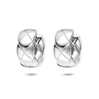 klapoorringen 15 mm zilver gerhodineerd