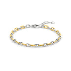 armband marine ronde buis 4,0 mm 16 + 3 cm 3 micron zilver verguld (geel/rhodium)