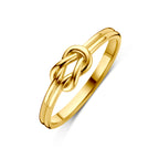 ring knoop 14K geelgoud