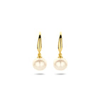 oorhangers parel franse haak 18 mm 14K geelgoud
