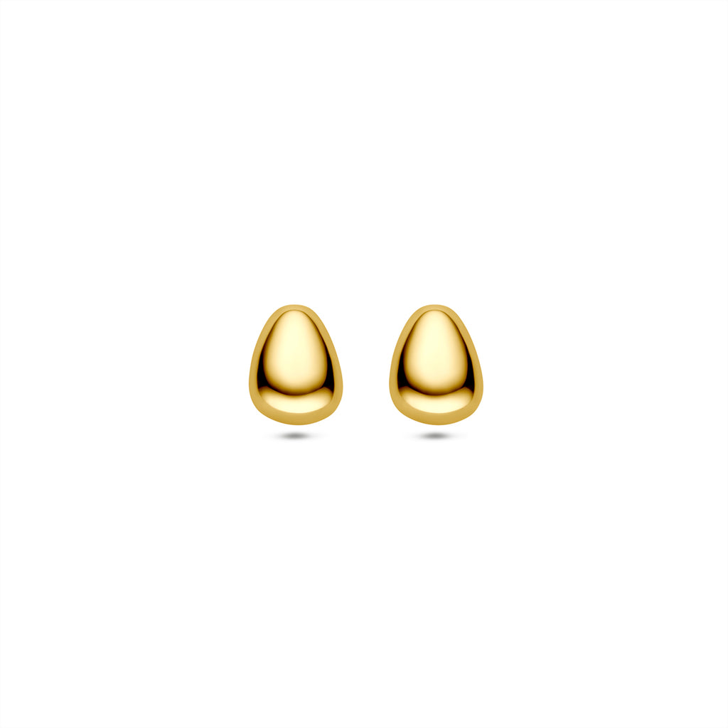 oorknoppen 8 mm 14K geelgoud