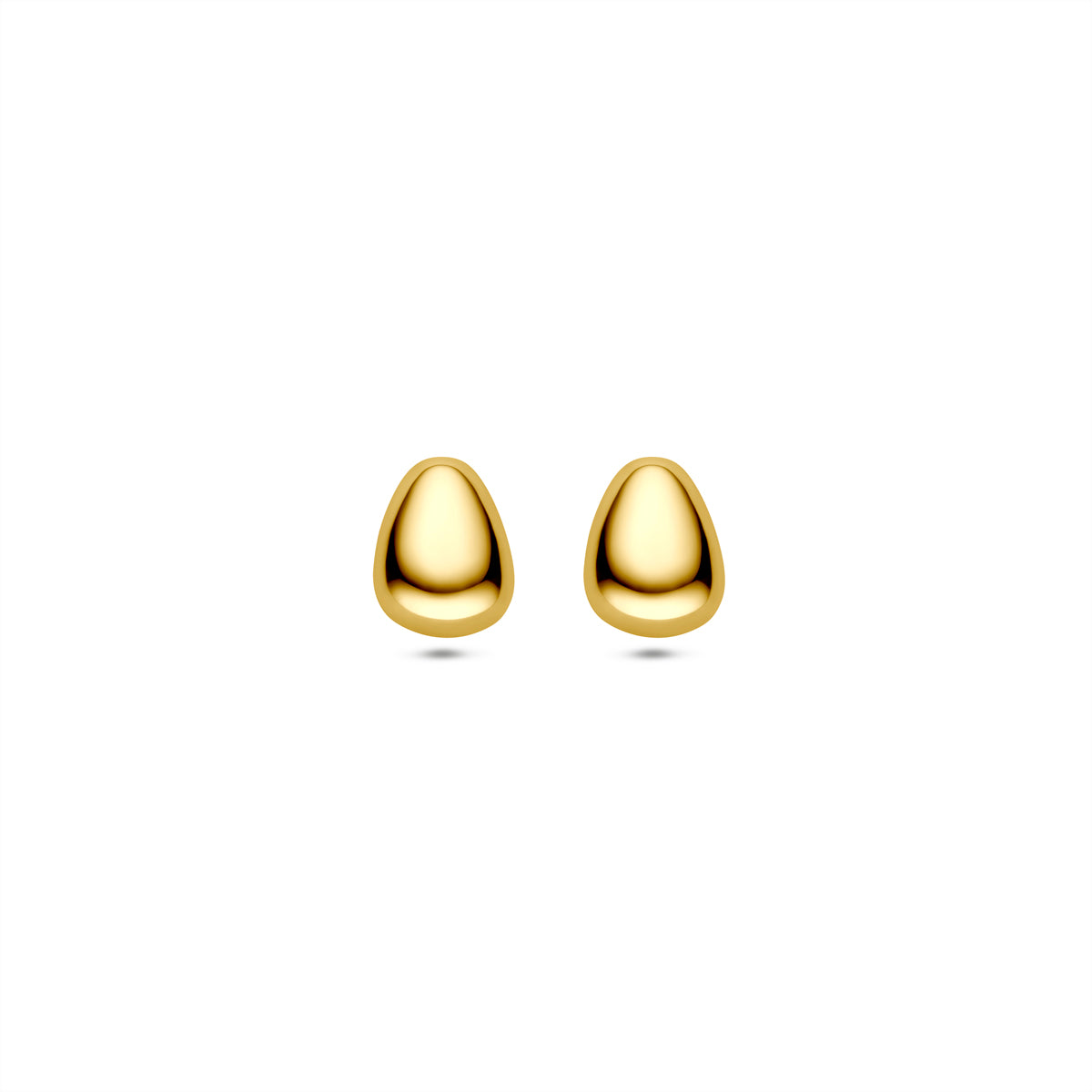 Ohrstecker 8 mm 14K Gelbgold