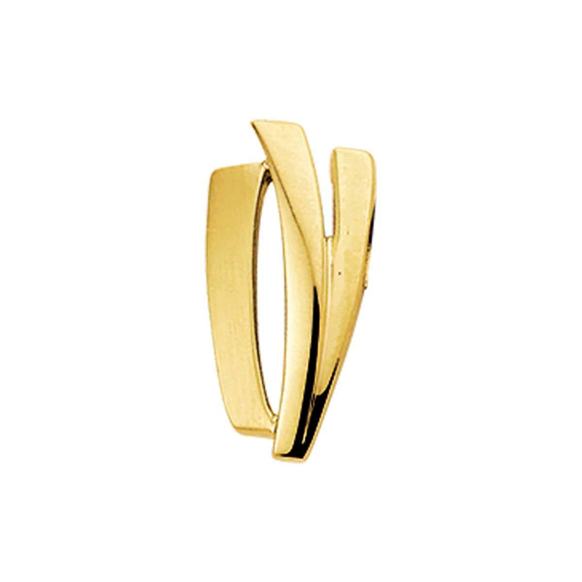 Anhänger poliert/matt 14K Gelbgold