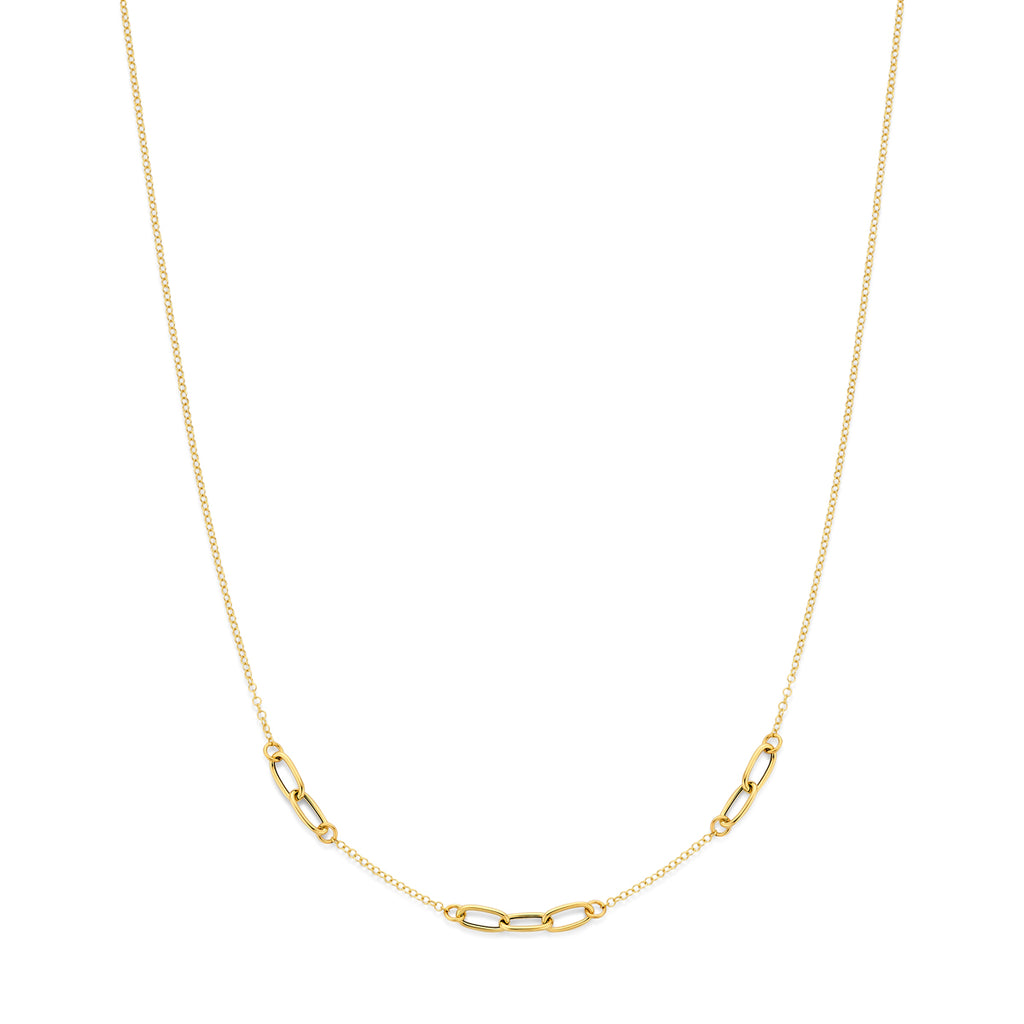 collier 43 + 2 cm 14K geelgoud