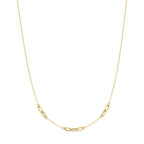 collier 43 + 2 cm 14K geelgoud