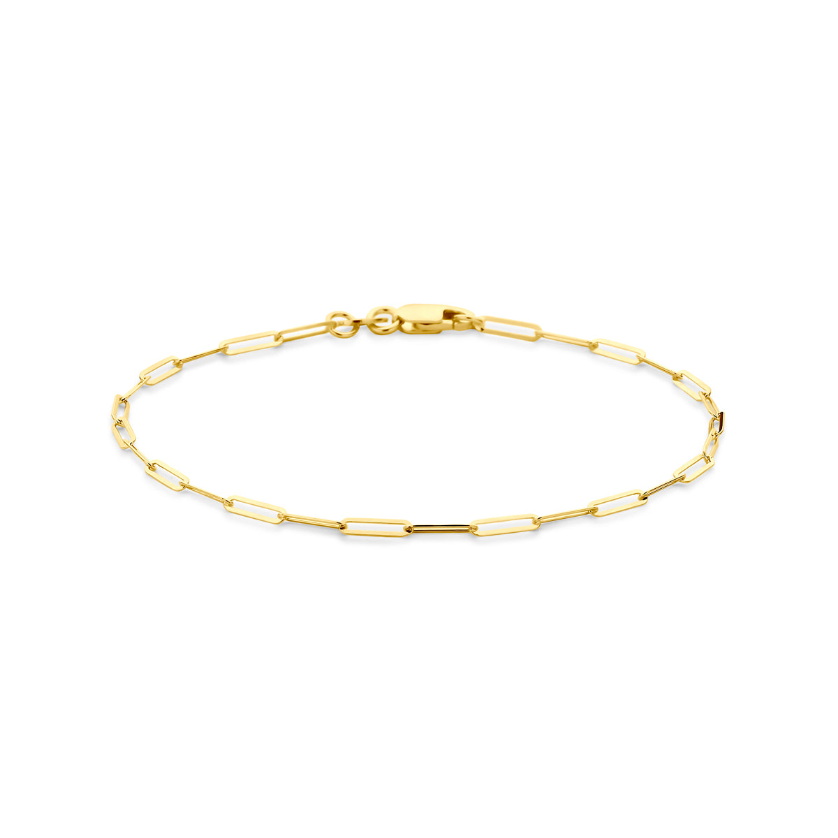 Armband Paperclip 1,8 mm 18 cm 14K Gelbgold