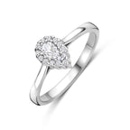 ring zirkonia zilver gerhodineerd