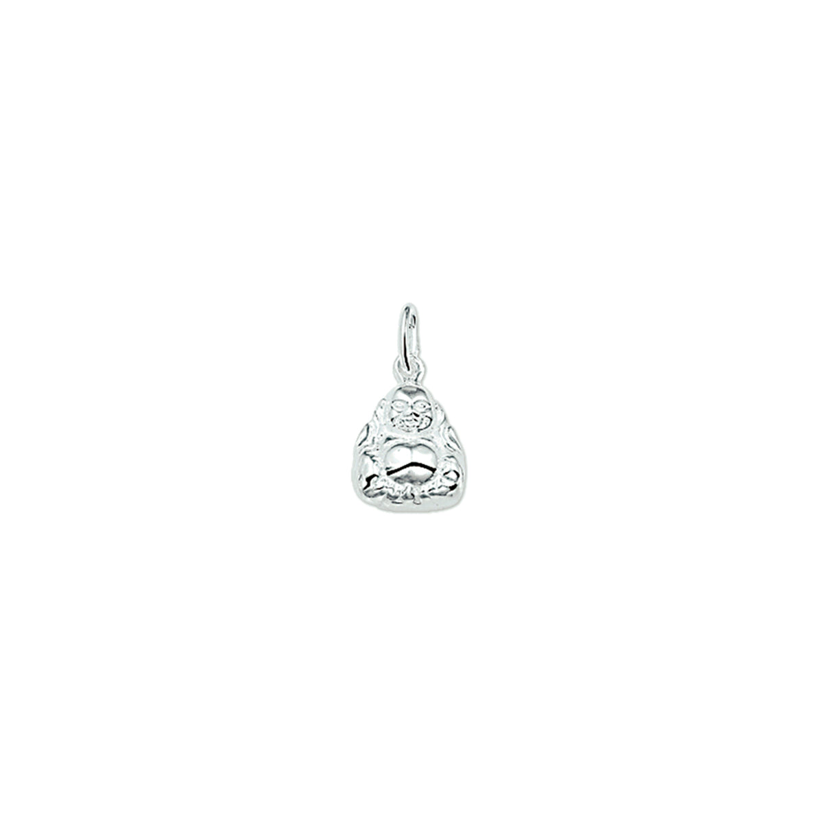 Anhänger Buddha Silber rhodiniert