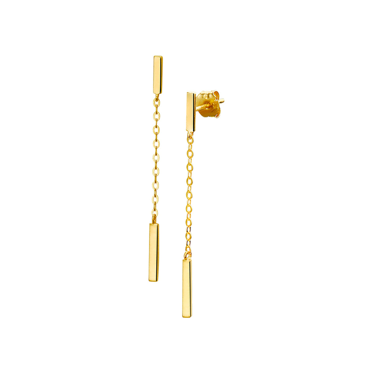 Ohrstecker aus 14-karätigem Gelbgold