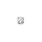 Flat-Back-Piercing Zirkonia Silber rhodiniert