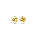 Ohrstecker Knopf 7 mm 14K Gelbgold