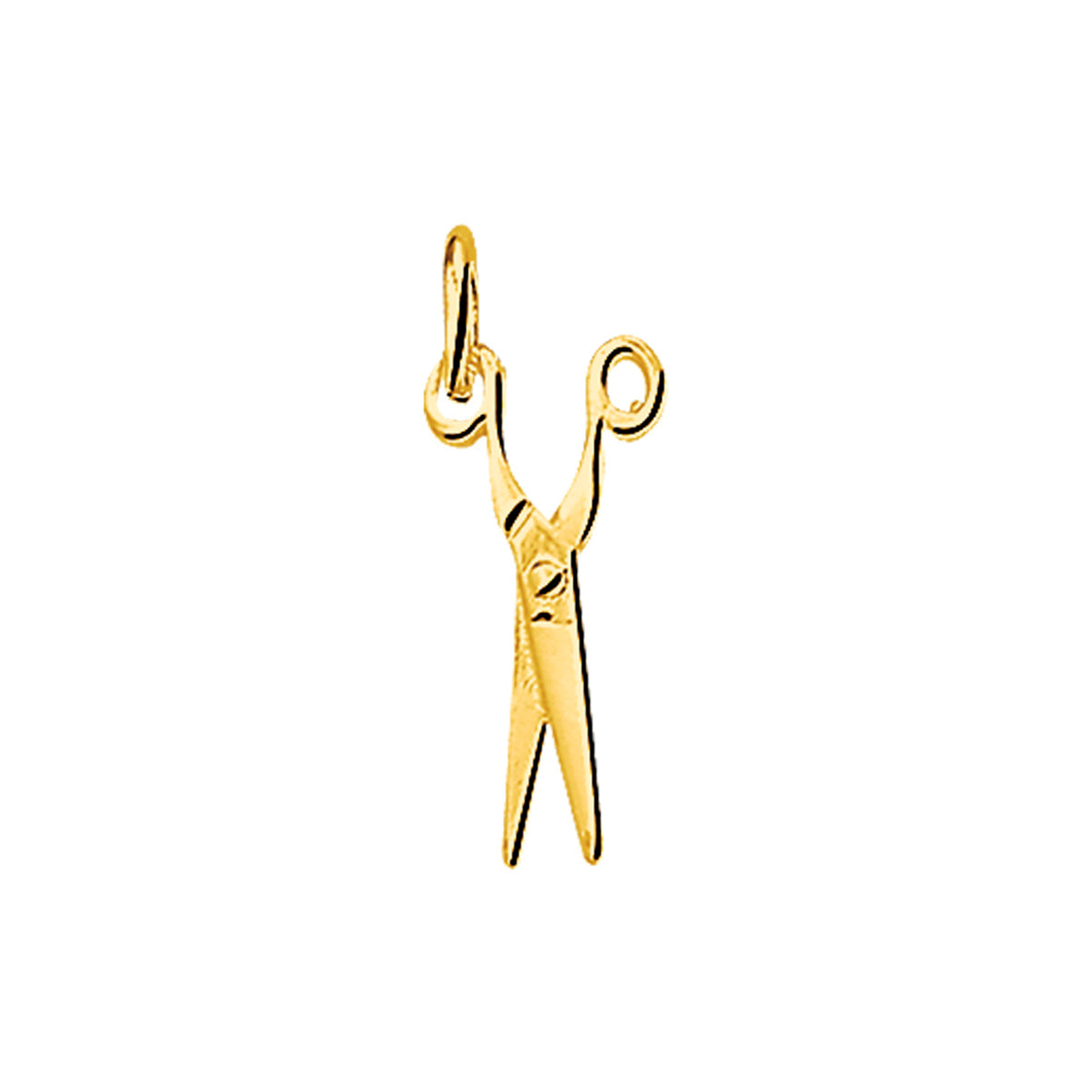 Anhänger Schere 14K Gelbgold