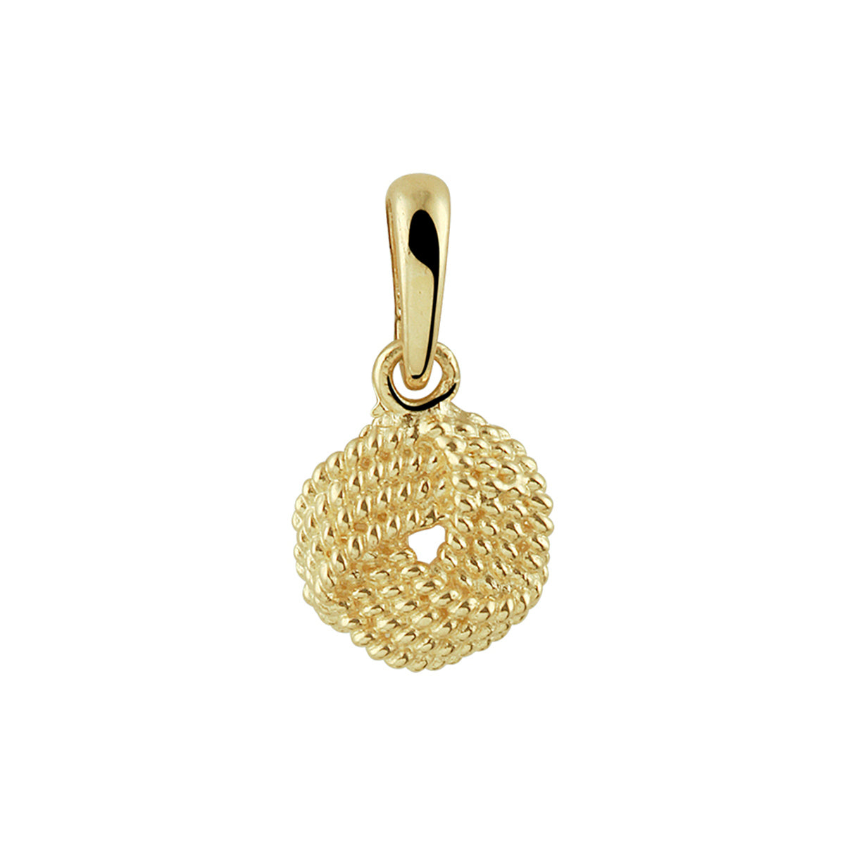 hanger knoop 14K geelgoud