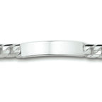 graveerarmband gourmet 9 mm zilver gerhodineerd