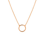 Halskette Rundanker 0,8 mm 40 - 42 - 44 cm 14K Roségold