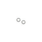 Ohrstecker Zirkonia Silber rhodiniert