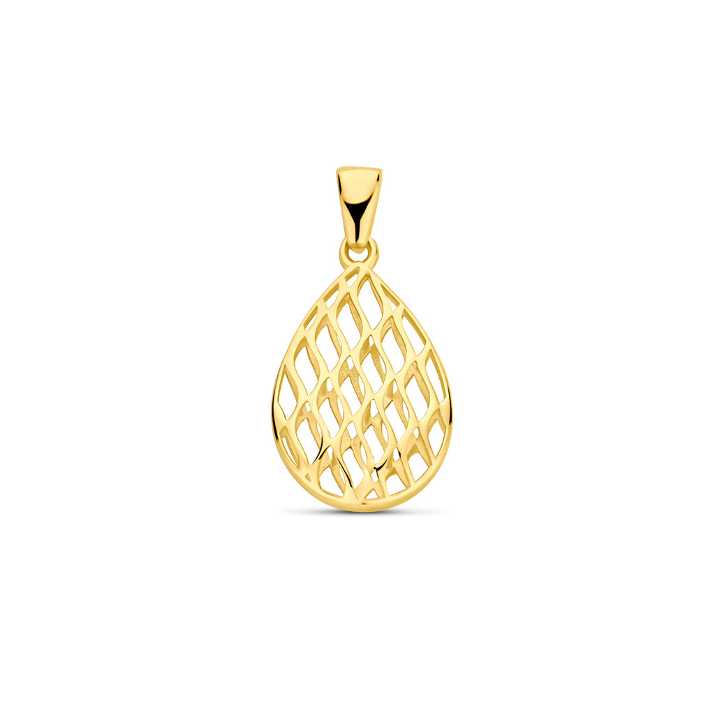 hanger 24 mm 14K geelgoud