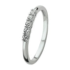 ring zirkonia 14K witgoud