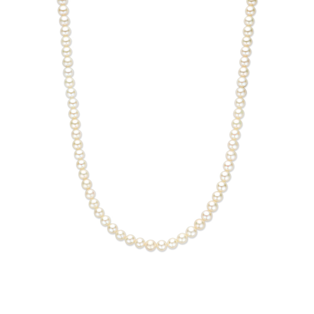 collier parel 6,0 mm 14K geelgoud