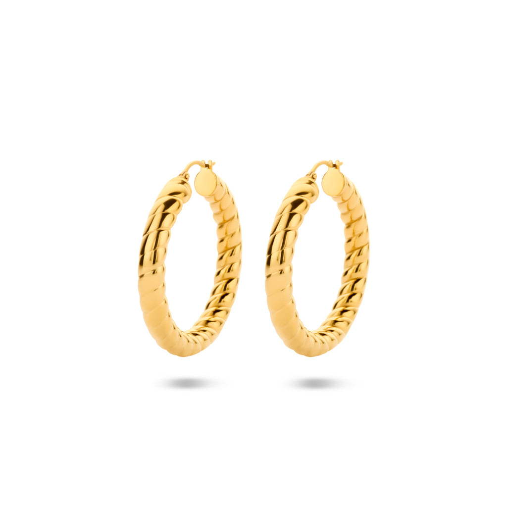 oorringen ion plating 43 mm edelstaal