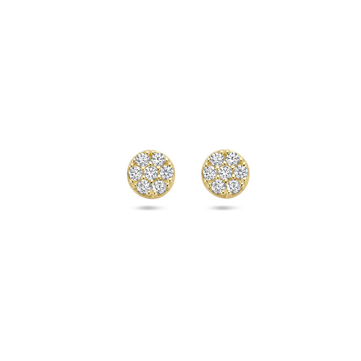 Ohrstecker Zirkonia 14K Gelbgold