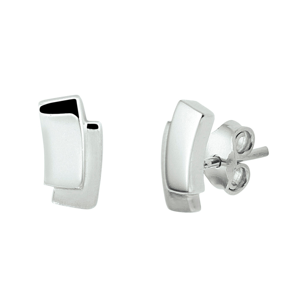 Ohrstecker Silber rhodiniert