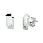 Ohrstecker Silber rhodiniert
