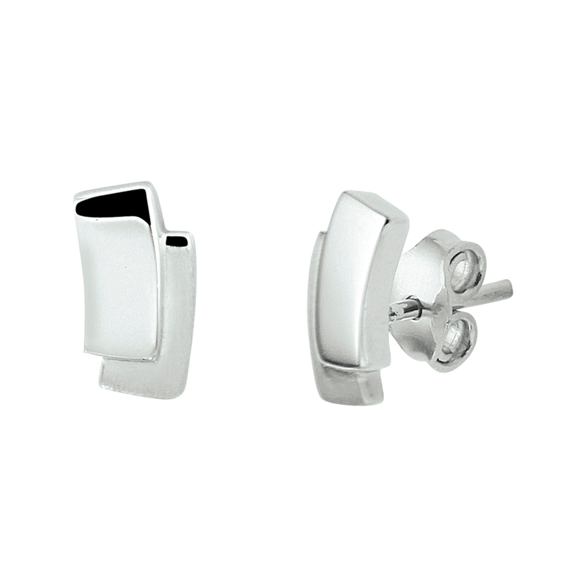 Ohrstecker Silber rhodiniert