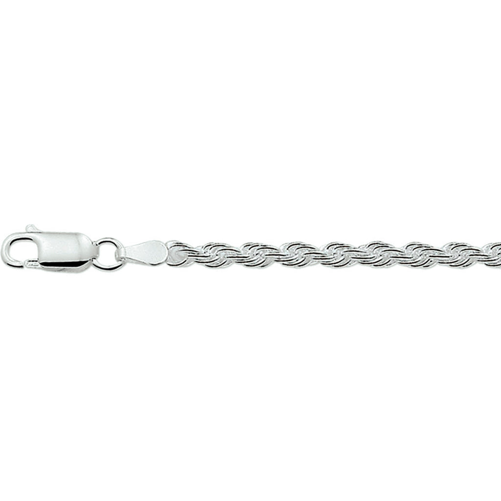 koord 3,0 mm zilver gerhodineerd