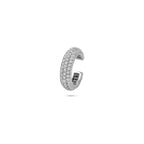 ear cuff zirkonia 13 mm zilver gerhodineerd